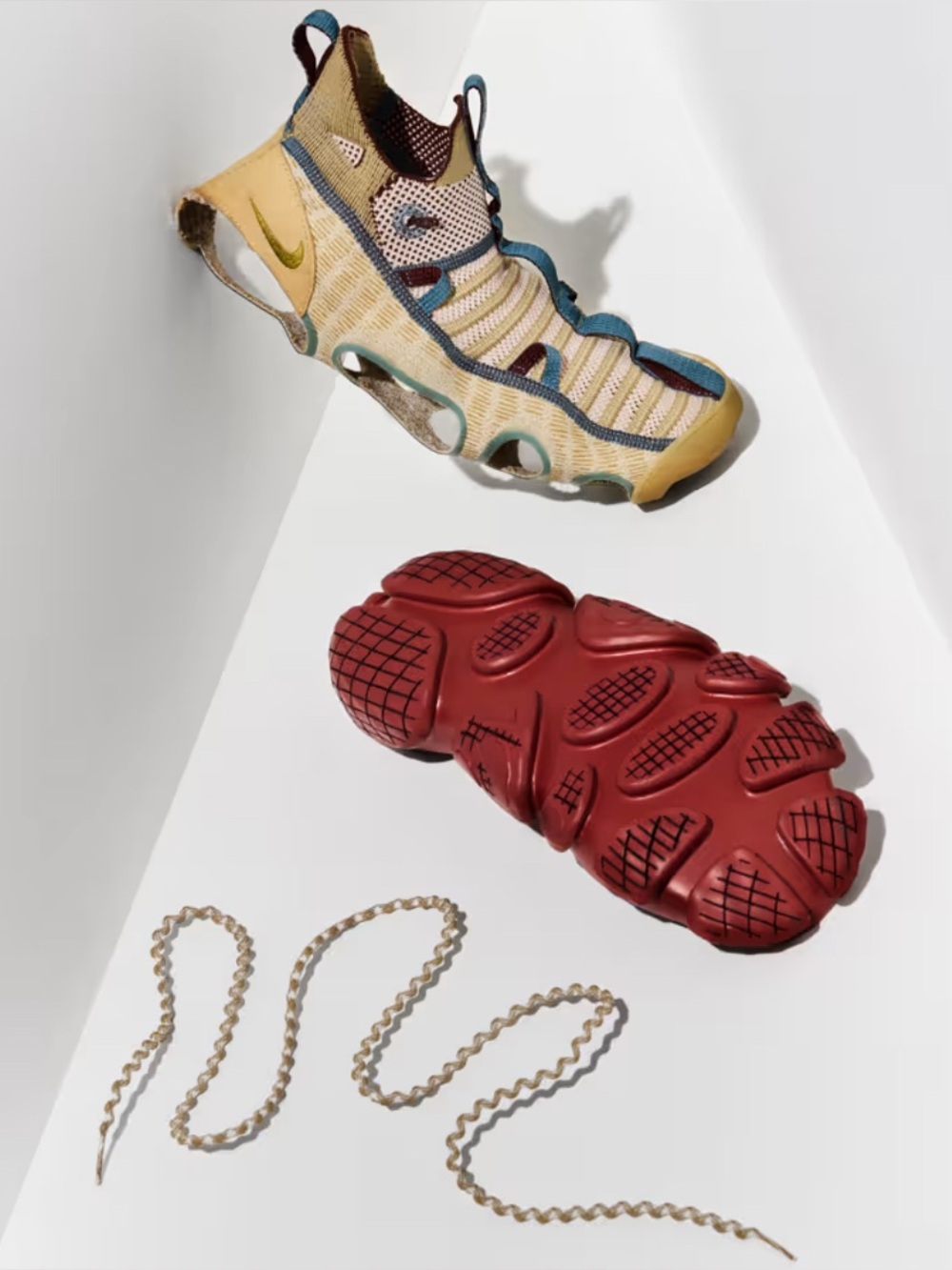 EUC LIKE NEW NIKE IPSA Link Barley Desert Colorway Sporty Athletic Unique - Picture 2 of 14